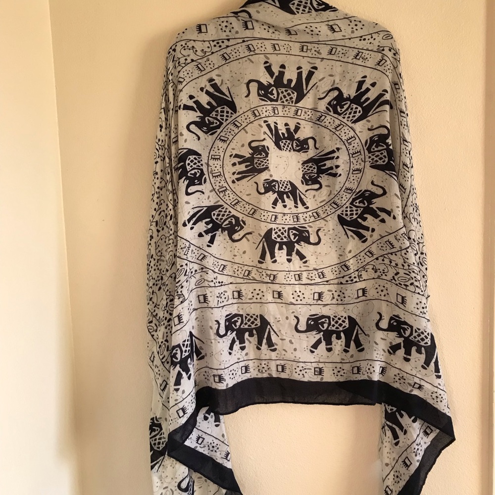 Elephant Tapestry/Shawl/Pashmina